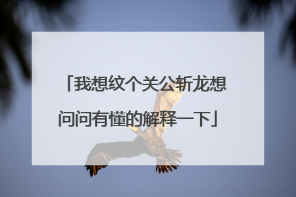 我想纹个关公斩龙想问问有懂的解释一下