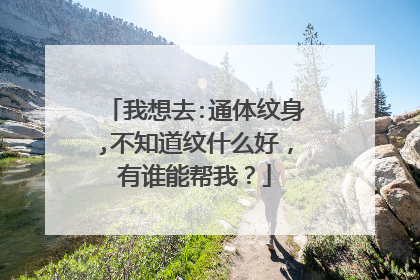 我想去:通体纹身,不知道纹什么好，有谁能帮我？