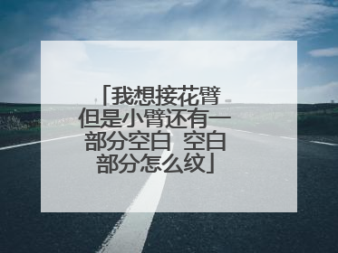 我想接花臂 但是小臂还有一部分空白 空白部分怎么纹