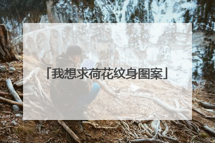 我想求荷花纹身图案