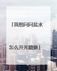 我想问问盐水怎么开光貔貅
