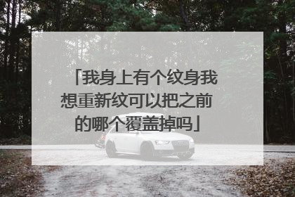 我身上有个纹身我想重新纹可以把之前的哪个覆盖掉吗