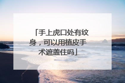 手上虎口处有纹身，可以用植皮手术遮盖住吗