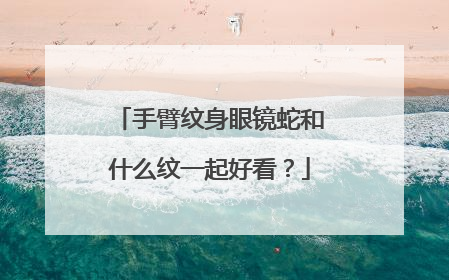 手臂纹身眼镜蛇和什么纹一起好看？