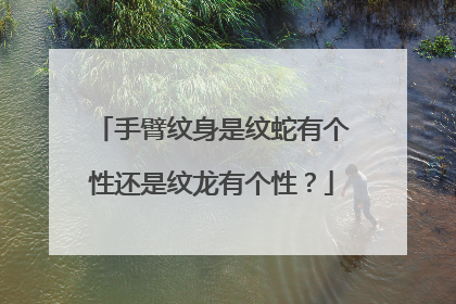 手臂纹身是纹蛇有个性还是纹龙有个性？