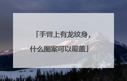 手臂上有龙纹身,什么图案可以覆盖