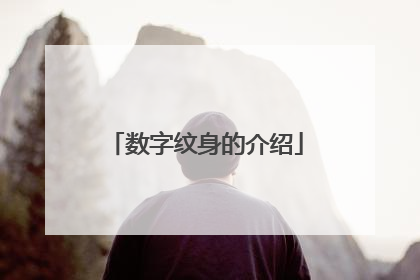 数字纹身的介绍