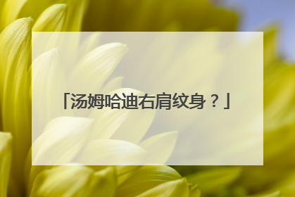 汤姆哈迪右肩纹身？