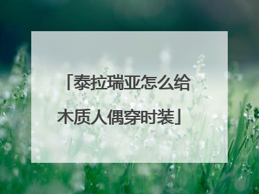 泰拉瑞亚怎么给木质人偶穿时装