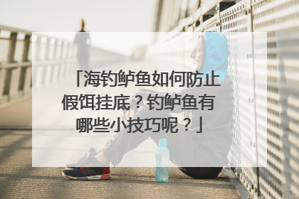 海钓鲈鱼如何防止假饵挂底？钓鲈鱼有哪些小技巧呢？