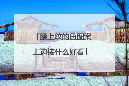 腰上纹的鱼图案上边接什么好看