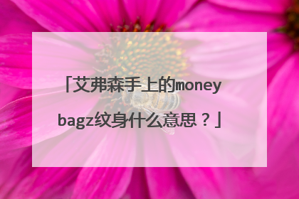 艾弗森手上的money bagz纹身什么意思？