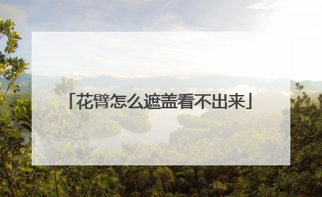 花臂怎么遮盖看不出来