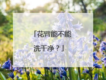花臂能不能洗干净？
