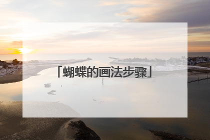 蝴蝶的画法步骤