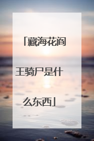 藏海花阎王骑尸是什么东西