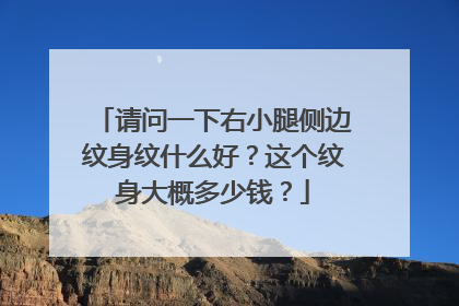 请问一下右小腿侧边纹身纹什么好？这个纹身大概多少钱？