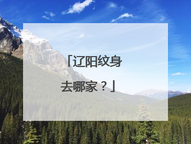 辽阳纹身去哪家？