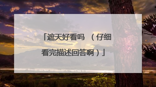 遮天好看吗 （仔细看完描述回答啊）