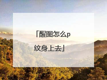 醒图怎么p纹身上去