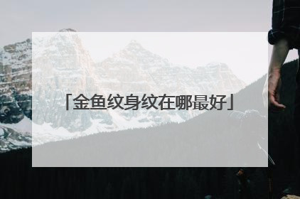金鱼纹身纹在哪最好