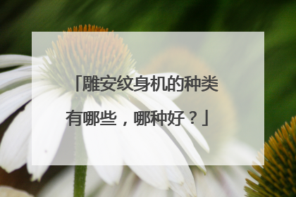 雕安纹身机的种类有哪些，哪种好？