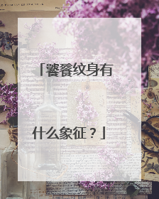 饕餮纹身有什么象征？