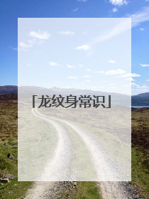龙纹身常识