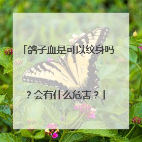 鸽子血是可以纹身吗？会有什么危害？