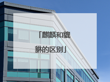 麒麟和貔貅的区别