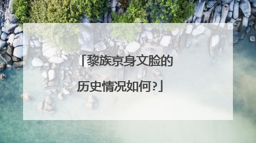 黎族京身文脸的历史情况如何?