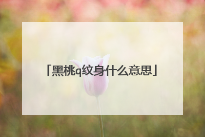 黑桃q纹身什么意思
