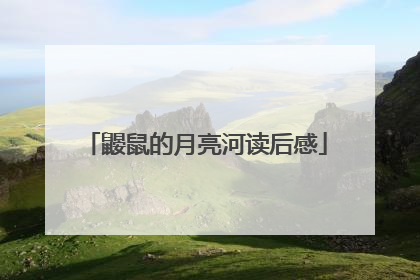 鼹鼠的月亮河读后感