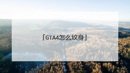 GTA4怎么纹身