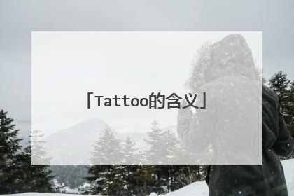 Tattoo的含义