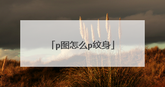 p图怎么p纹身