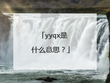 yyqx是什么意思？